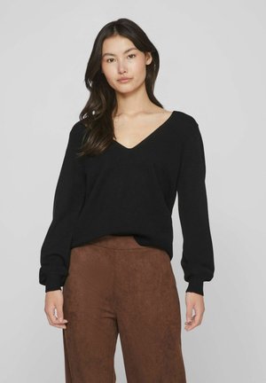 VILA WENDBARER - Pullover - black