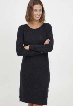 FRCESANDY 3 DRESS - Strikkjoler - black