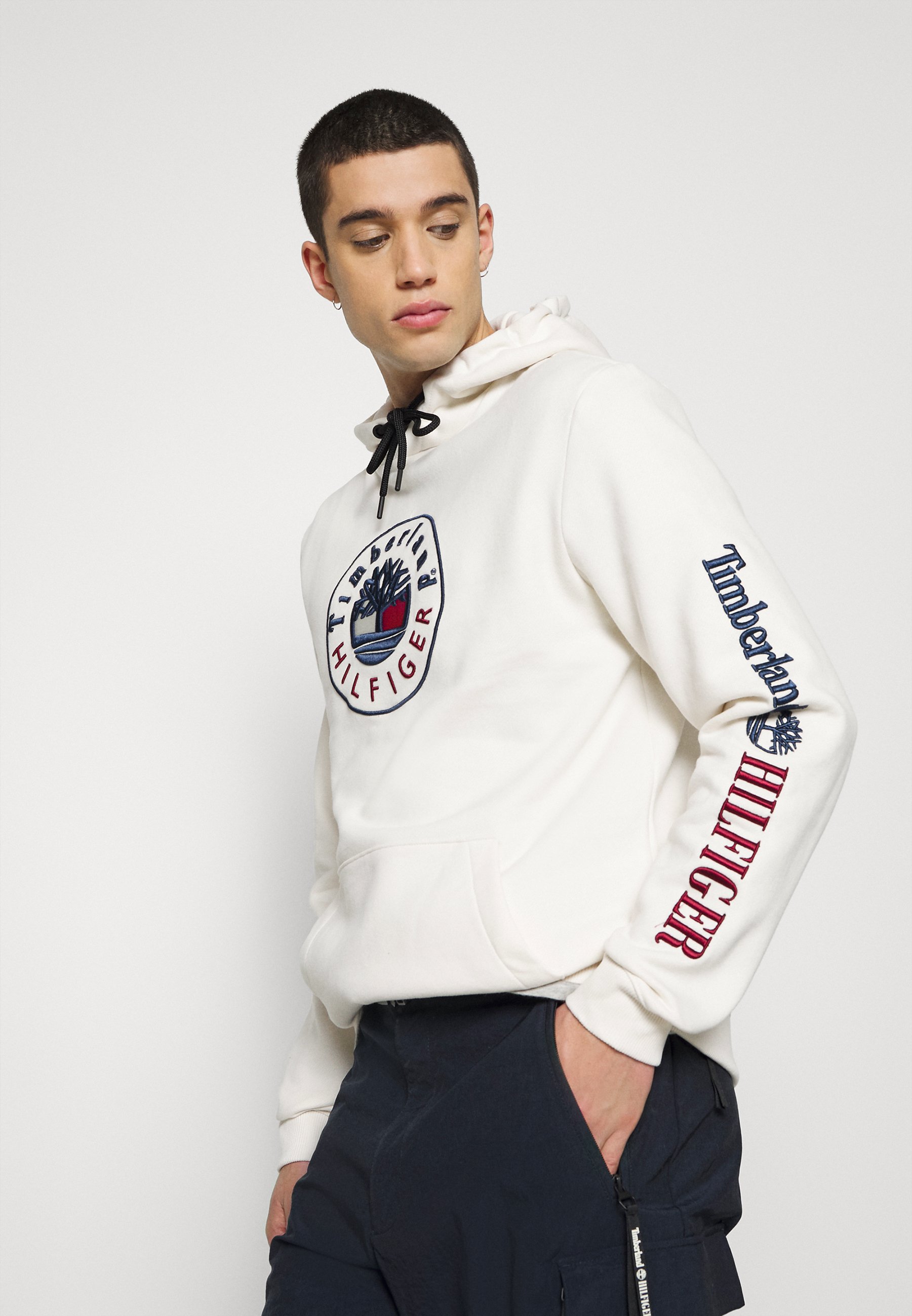 sweat timberland blanc