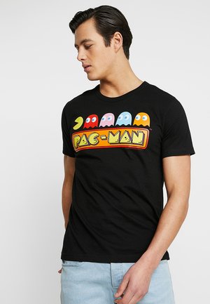 PAC-MAN CHASE - Print T-shirt - black