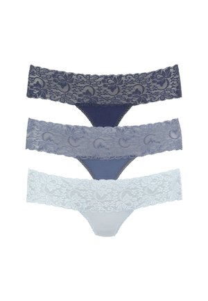 STRING 3X - String - eisblau, rauchblau, navy