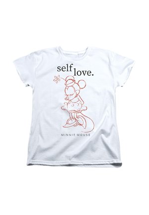 MINNIE MOUSE SELF LOVE VALENTINE'S DAY - Print T-shirt - white