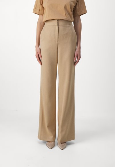 Veronica Beard TONELLI PANT - Trousers - dark camel/light camel
