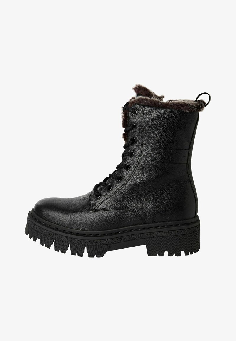 Tamaris Vinterstøvler - black leather