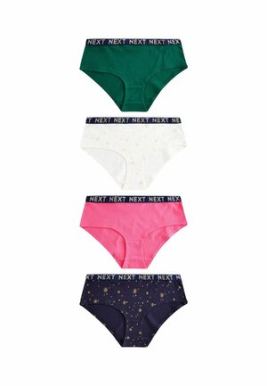 RICH LOGO KNICKERS FOUR PACK - Nohavičky/Slipy - gold sparkle  green  pink
