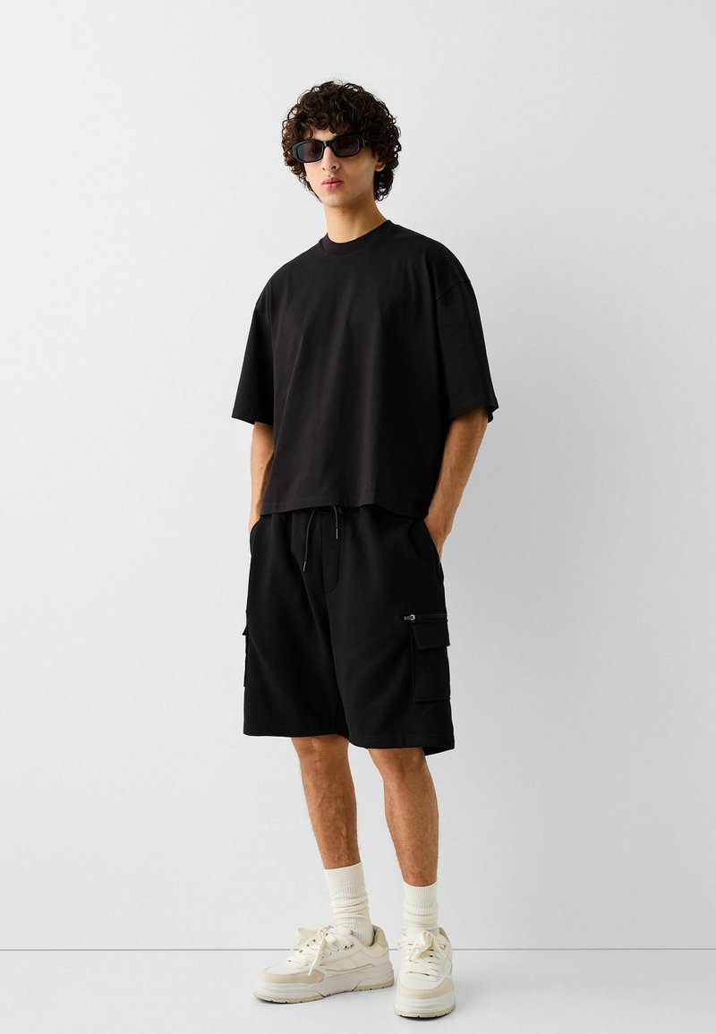 Bershka Shorts zwart Bershka Shorts zwart