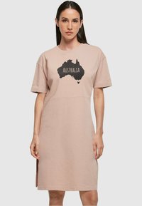 Merchcode AUSTRALIA SLIT - Sukienka z dżerseju