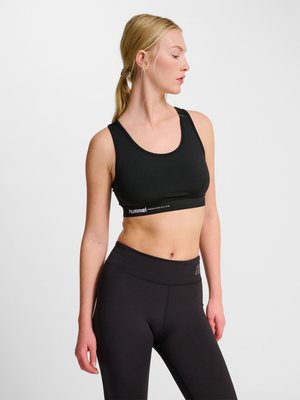 Hummel PULSE - Brassières de sport à maintien normal - black