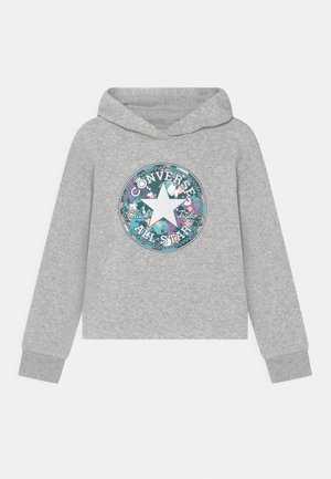 PRINTED HOODIE - Mikina s kapucí - light gray heather