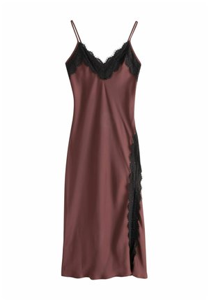 REGULAR FIT - STRAPPY CAMI - Maxi-jurk - chocolate brown