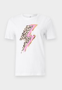 Ikke valgt, bright white print:leo lightning