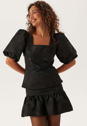 BROCADE - Bluse - black