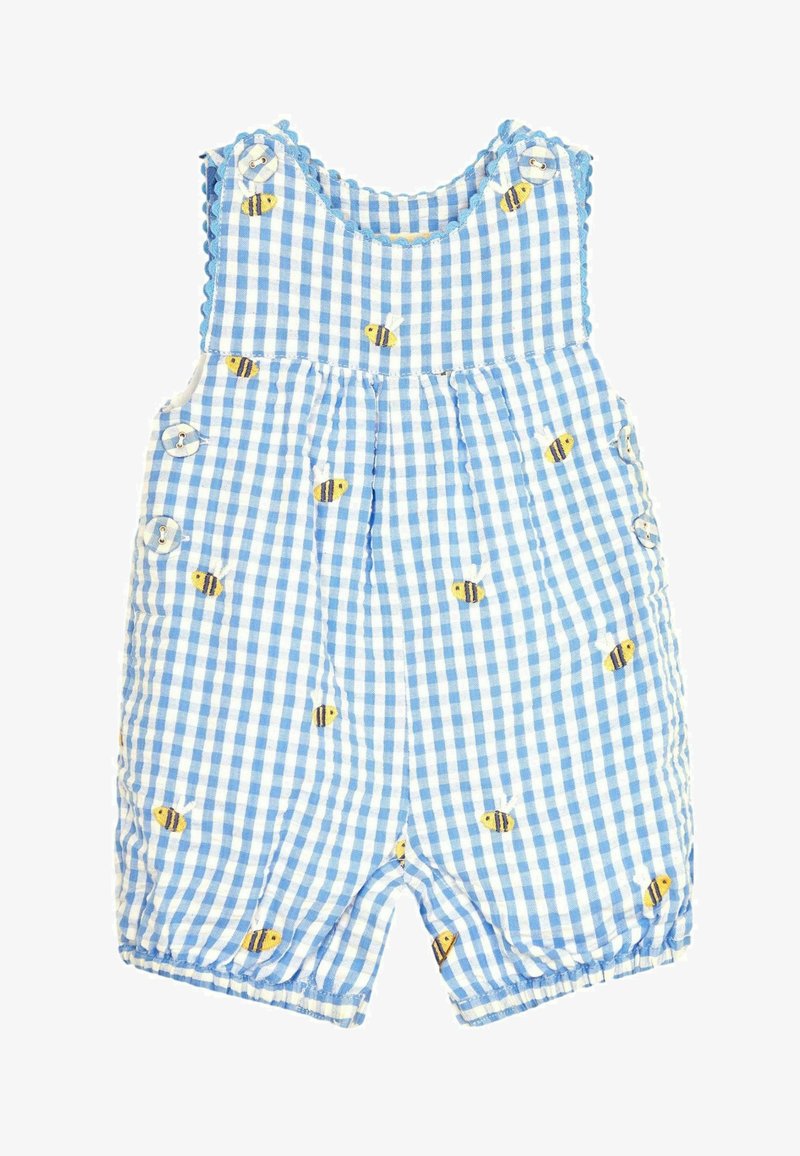 JoJo Maman Bébé LADYBIRD EMBROIDERED GINGHAM - REGULAR FIT - Lacláče - blue bee