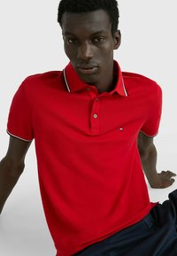 Tommy Hilfiger TIPPED SLIM  - Polo - primary red