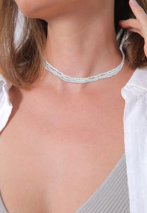 ELEGANT SUMMER BEACH LAYER - Necklace - weiß