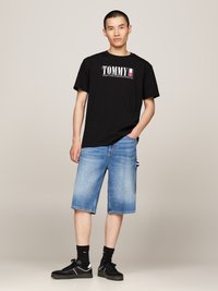 Tommy Jeans Μπλουζάκι με στάμπα - black