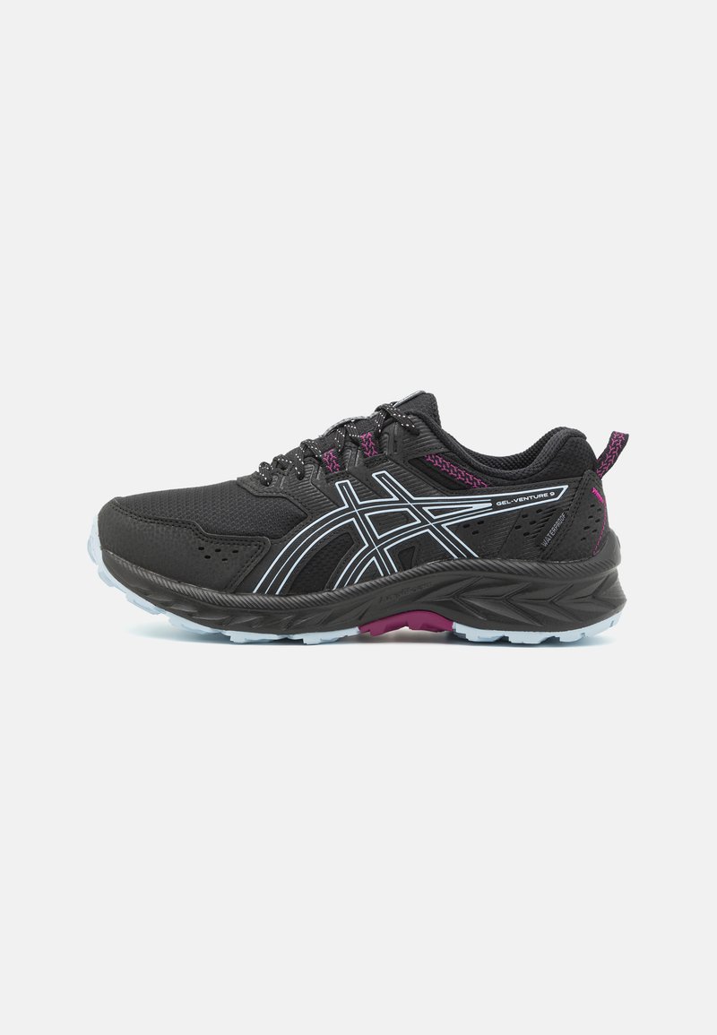 ASICS - GEL-VENTURE 9 WP - Trail tekaški čevlji - black/light blue, Povečajte