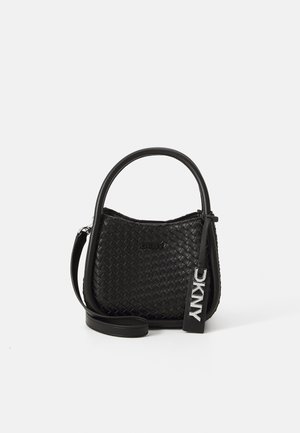 CAPRI HOBO CROSSBODY - Håndveske - black/silver-coloured