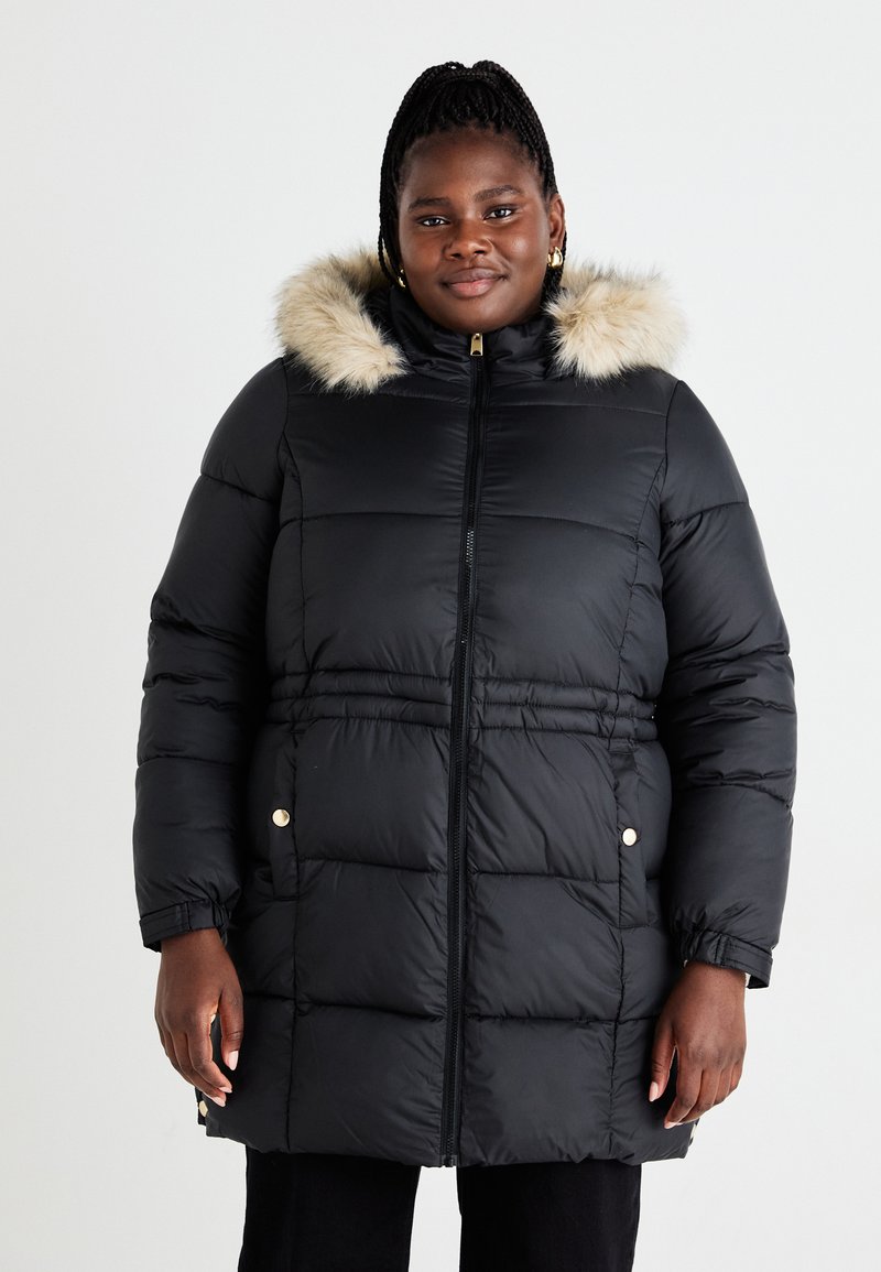 Vero Moda Curve VMCPINAR COAT - Cappotto invernale - black