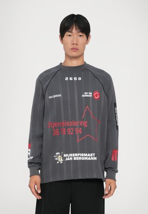 Long sleeved top - dark grey