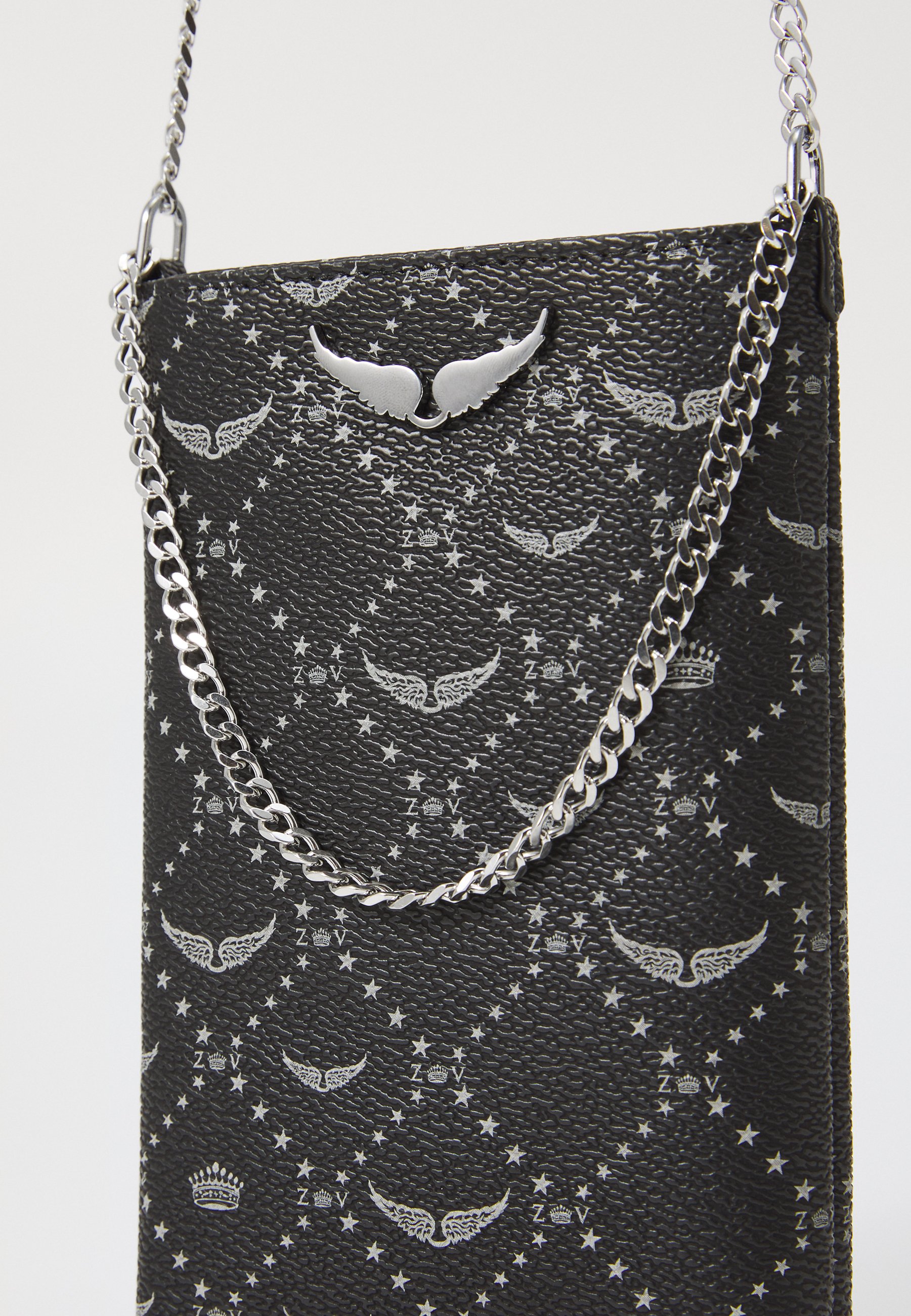 Rock Monogram Pouch - Zadig & Voltaire - Leather - Black