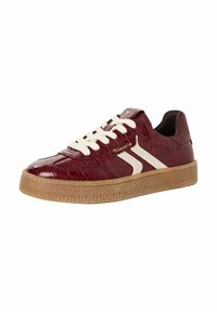 Tamaris Baskets basses - bordeaux croco