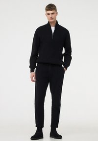 Terranova CON HALF ZIP - Maglione - nero