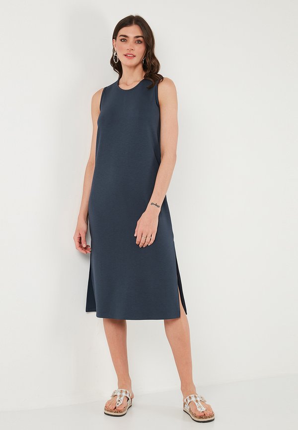 REGULAR FIT - Jerseykleid - smoked