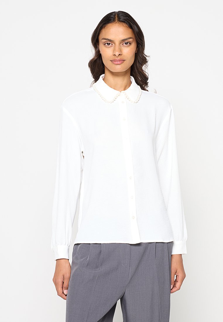 Vero Moda Overhemdblouse wit Vero Moda Overhemdblouse wit