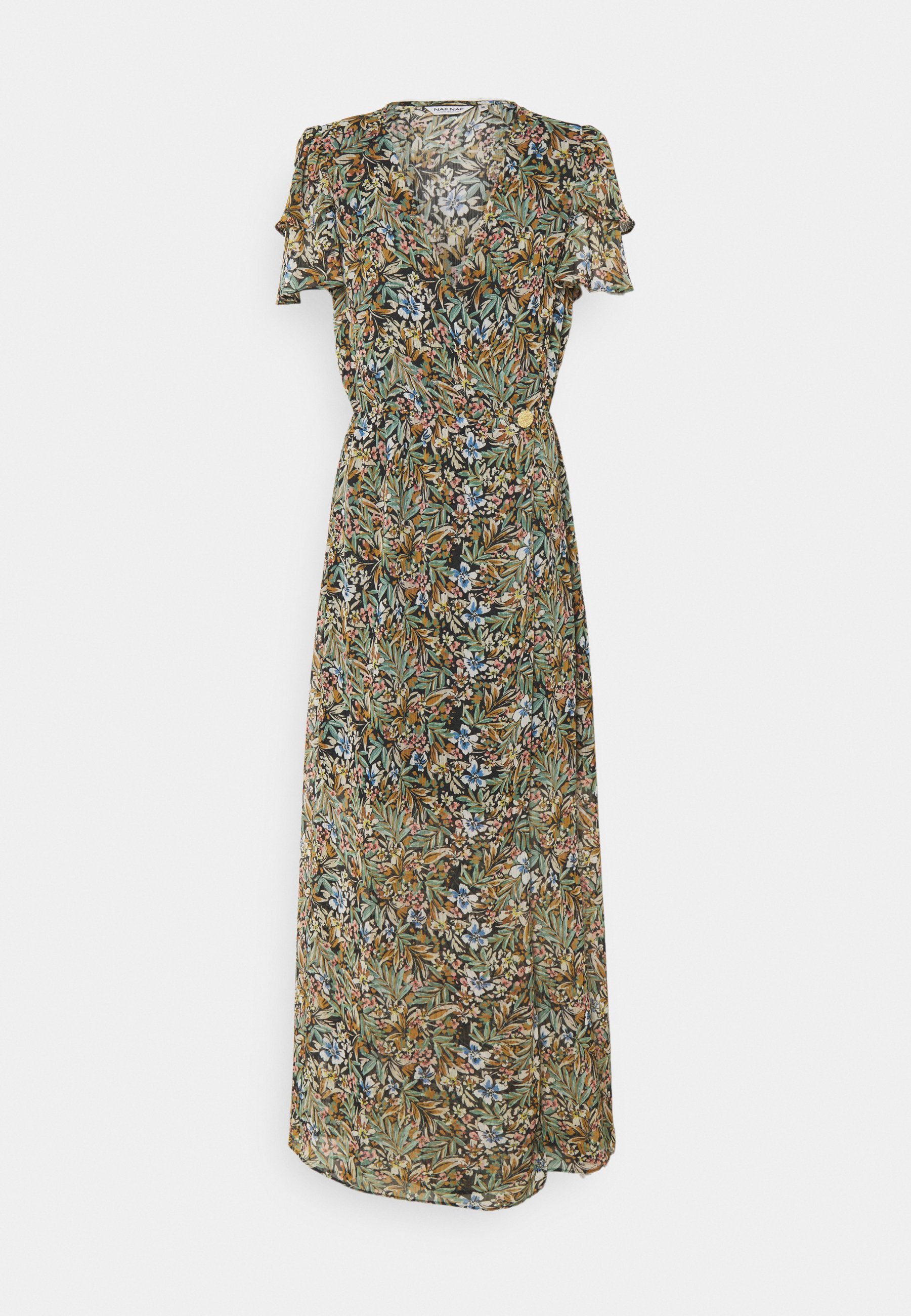 NAF NAF Vestito lungo - country mint/multicolore - Zalando.it