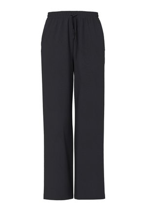 Pieces, PCBOSELLA HW WIDE PANTS NOOS BC - Kalhoty - black