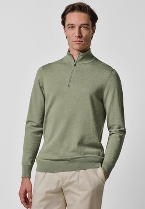 THE LUXURY BASIC - Strickpullover - mid green