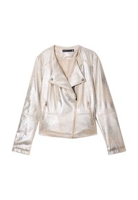 GERADE MIT REISSVERSCHLUSS - Blazer - couleur argent