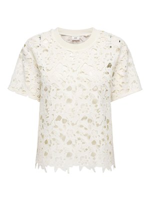 JDY T-shirt imprimé - cloud dancer