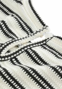 Next REGULAR FIT - STRIPE  WIDE SET - Tygbyxor - black white