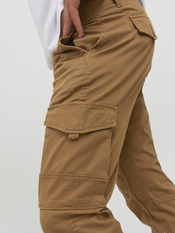 JPSTPAUL FLAKE - Cargo trousers - rubber2