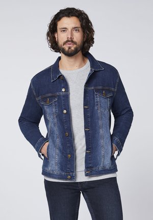 Oklahoma Jeans AUS ROBUSTEM - Jeansjacke - mid stone