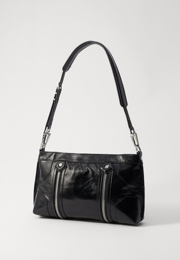 SUNNY MOODY VINTAGE PATENT - Handbag - noir2