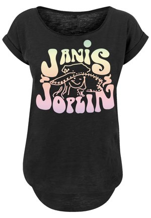 F4NT4STIC JANIS JOPLIN PASTEL LOGO - T-Shirt print - schwarz
