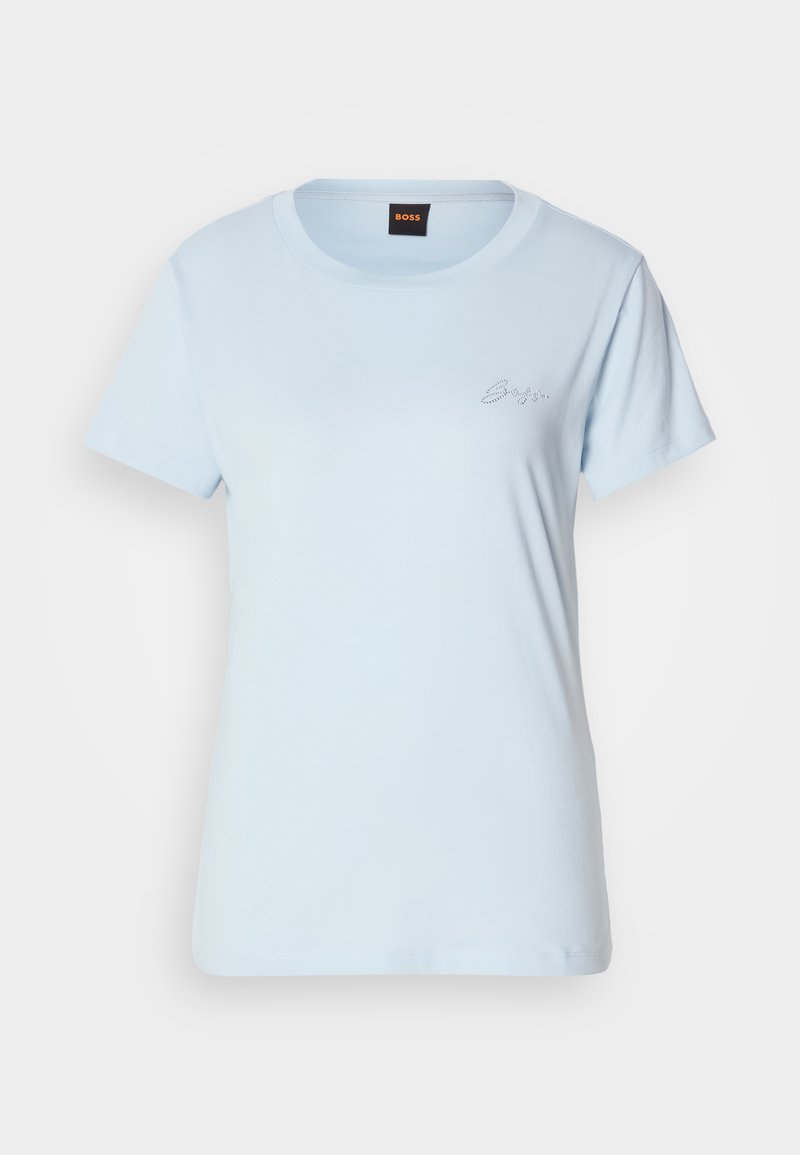 Boss T-shirt basic lichtblauw Boss T-shirt basic lichtblauw