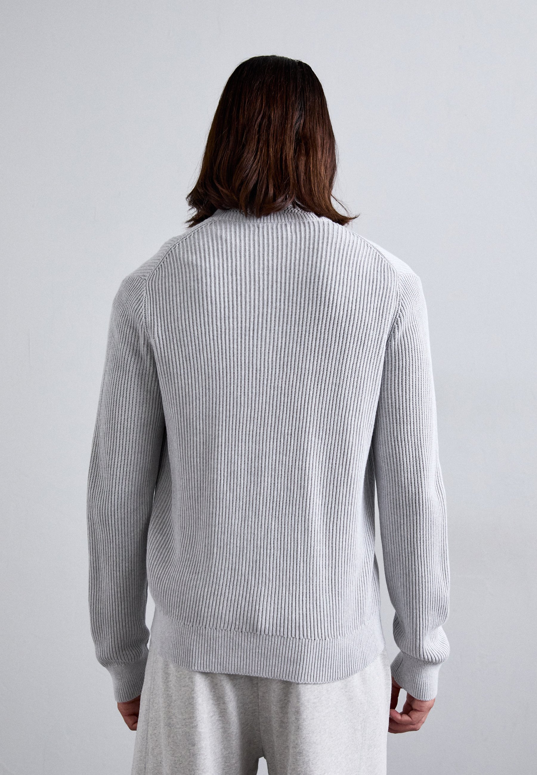 J.LINDEBERG ALEXIS FULL ZIP CARDIGAN - Cardigan - light grey