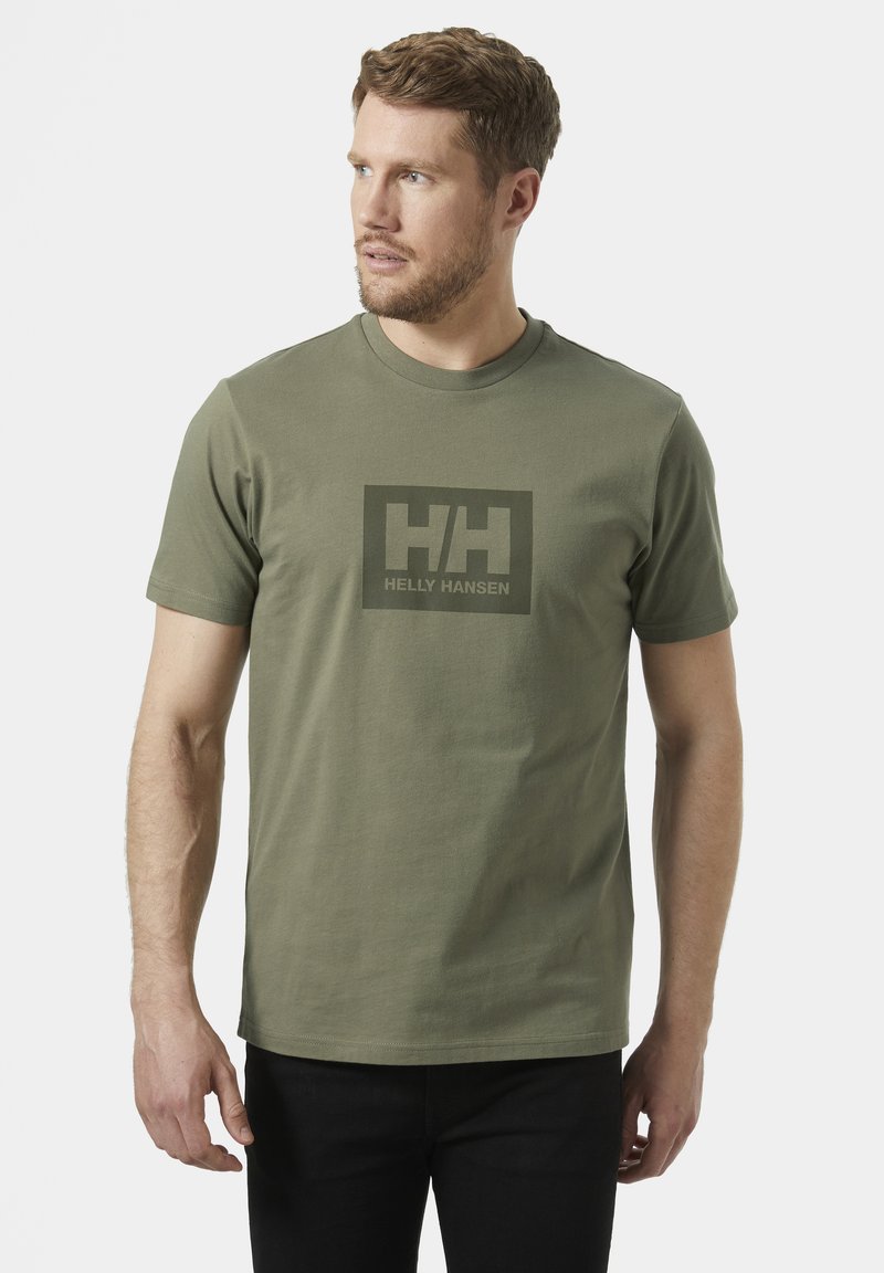 Helly Hansen HH BOX - Triko s potiskem - lav green