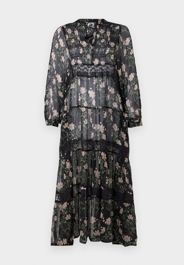 ELIZABETH PRINT TIERED MIDI DRESS  - Day dress2