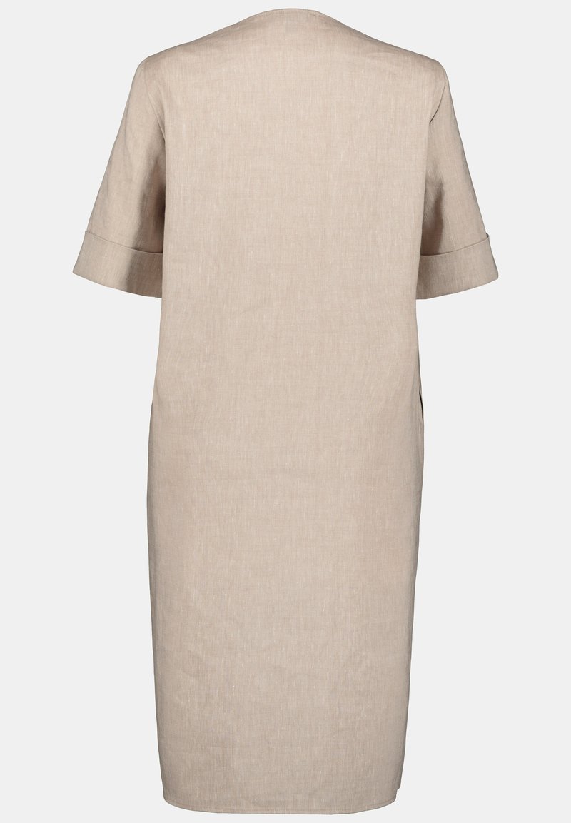Damen Freizeitkleider | Ulla Popken Freizeitkleid sand - UY43805 Damen Freizeitkleider | Ulla Popken Freizeitkleid sand - UY43805