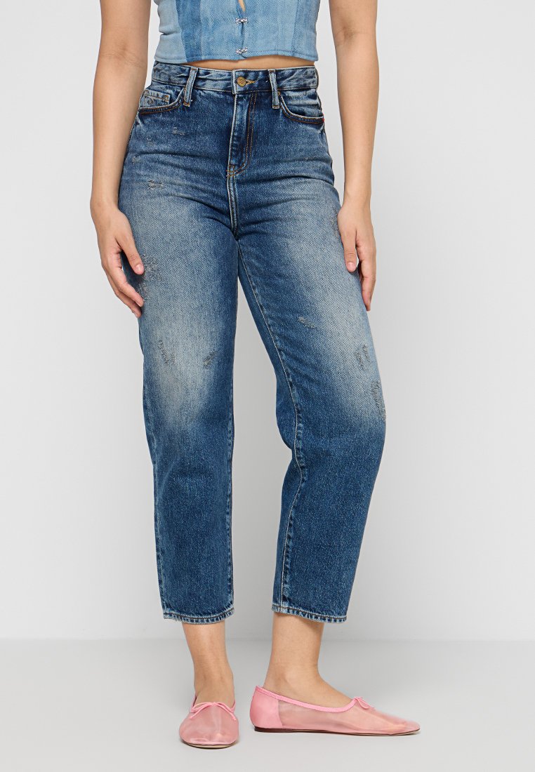 Armani Exchange Mom jeans blauw Armani Exchange Mom jeans blauw