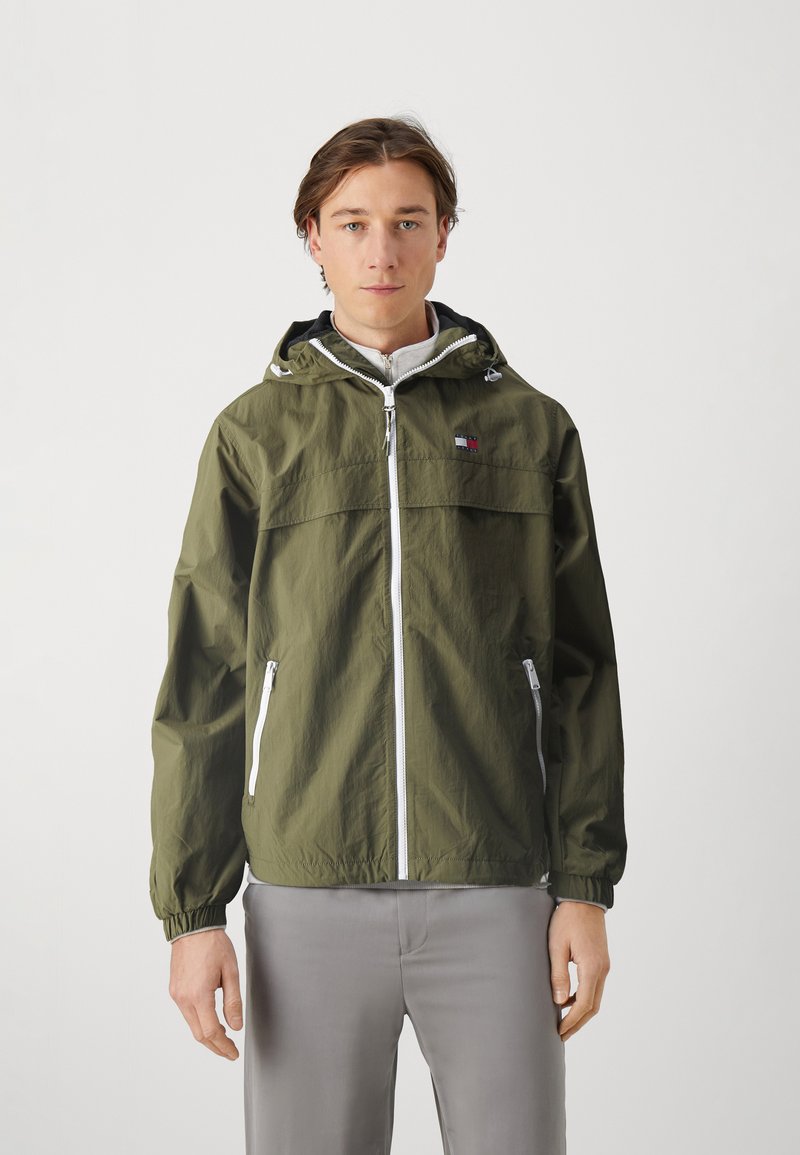 Tommy Jeans - CHICAGO  - Vindjacka - drab olive green, Förstora