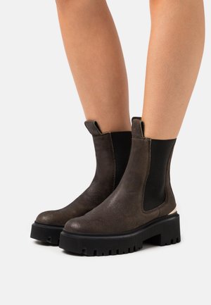 Maje, Bottines à plateau - brown