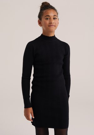 WE Fashion, Robe pull - black