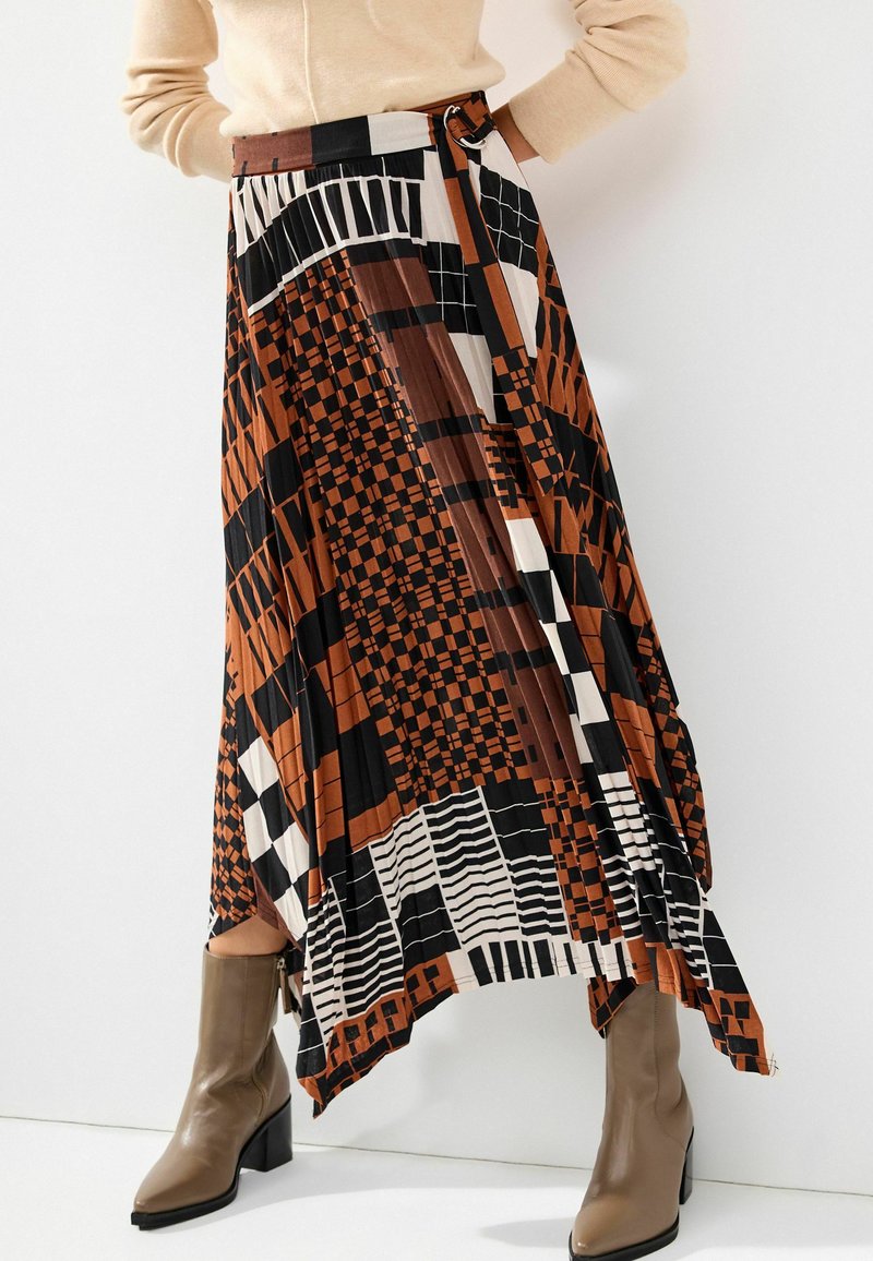 Jupe midi à carreaux - Zara - Prématuré