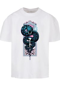 F4NT4STIC HARRY POTTER NEON NAGINI - T-shirts med print - white